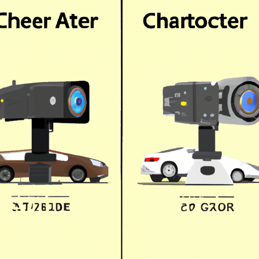 השוואה בין מצלמות רכב זולות ויקרות, תוך שימת דגש על יחסי מחיר ואיכות